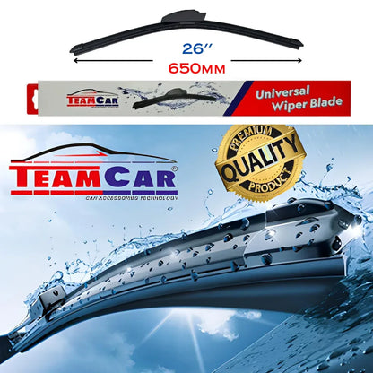 Ștergător parbriz auto TeamCar® 26 inch (650 mm) – Universal, Silențios, Durabil - 221.ro