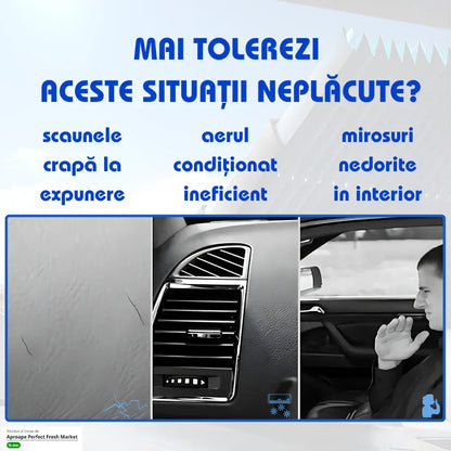 Parasolar Auto Retractabil pentru Blocarea Soarelui și Izolație Termică - 1 buc 70cm