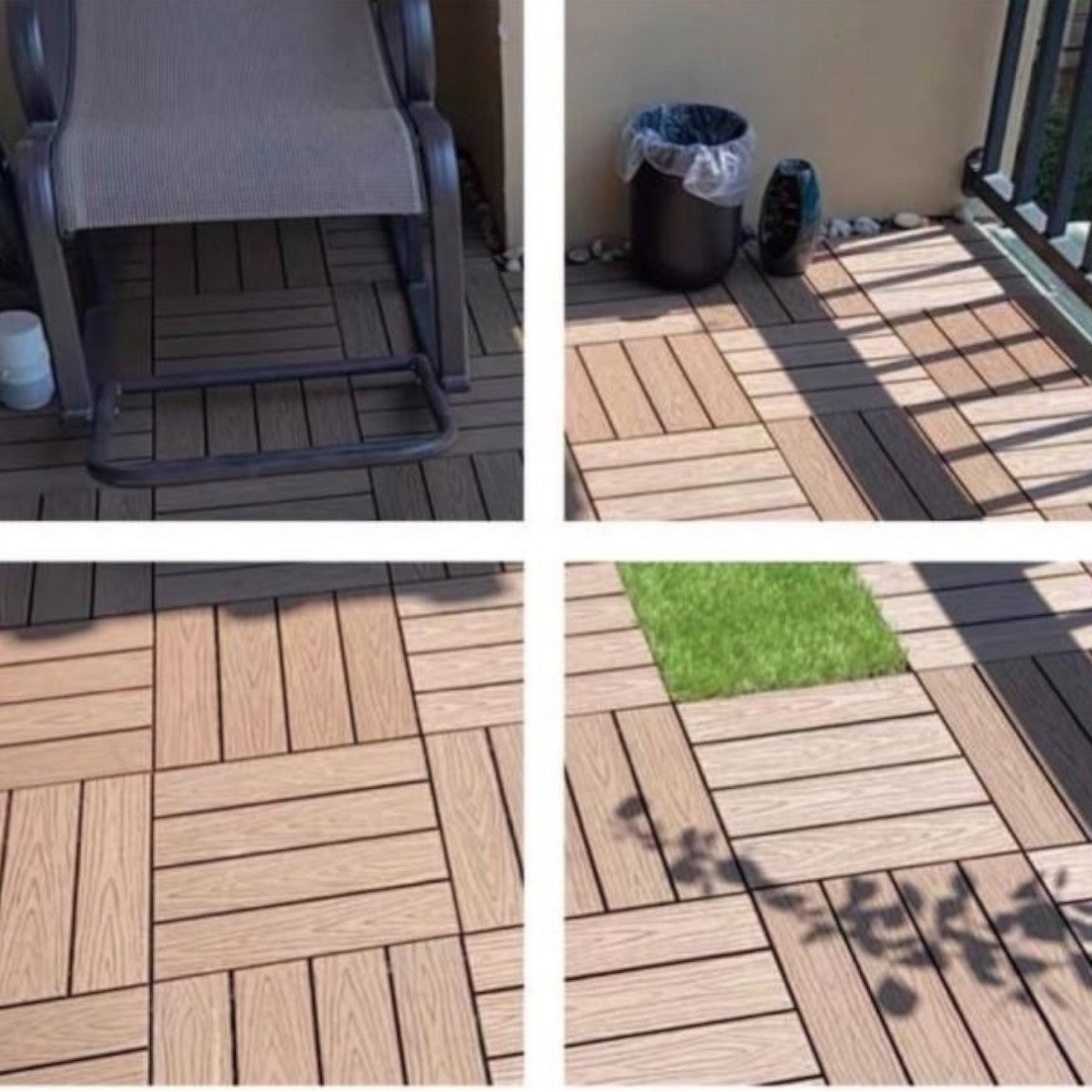 Dala deck terasa WPC, Naimeed D6252, 30x30x2cm, Visiniu