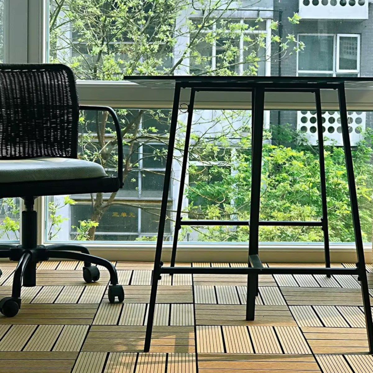 Dala deck terasa WPC, Naimeed D6253, 30x30x2cm, Maro