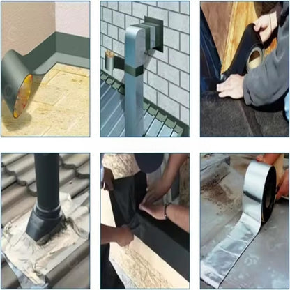 Banda adeziva de aluminiu, impermeabila, izolatoare, Naimeed D6459, 5mx7.5cmx1mm