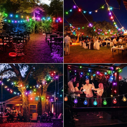 Ghirlanda luminoasa, decorativa, interconectabila, Naimeed D6090, 5m, 10 Becuri LED, Lumina Multicolor