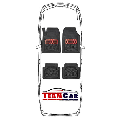 Covorașe Auto Volkswagen Golf 6 TEAMCAR® Red - 221.ro