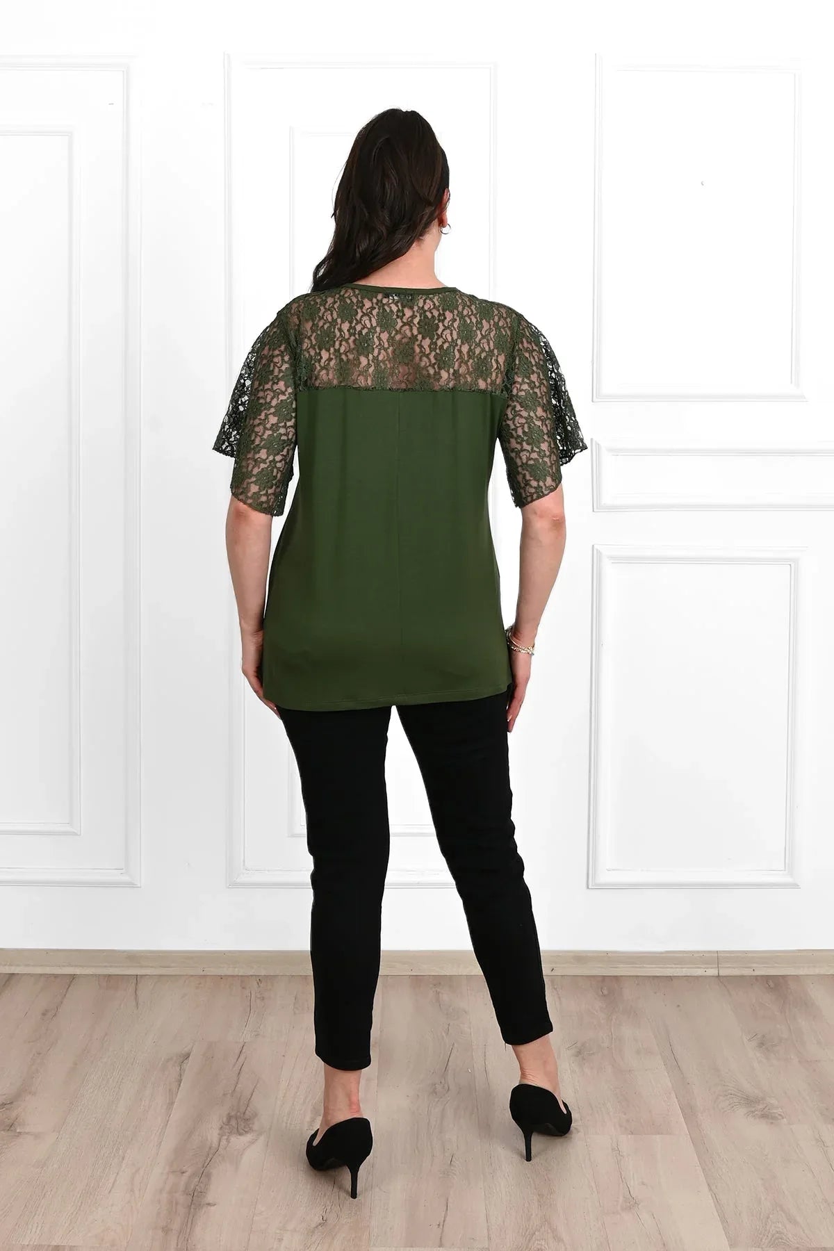 Tricou dama marimi mari cu dantela 1428-23