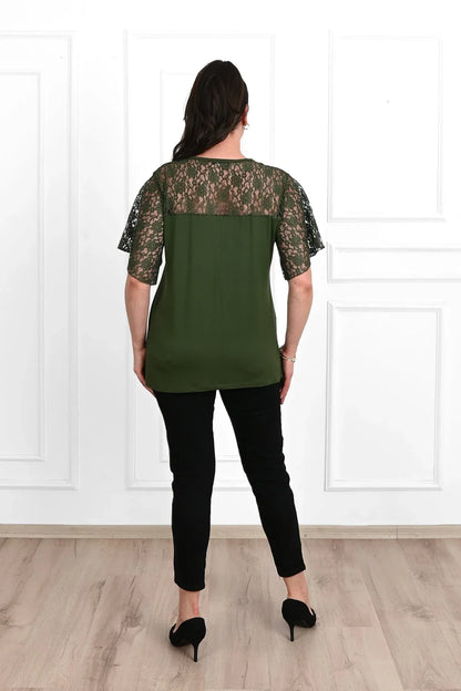 Tricou dama marimi mari cu dantela 1428-23