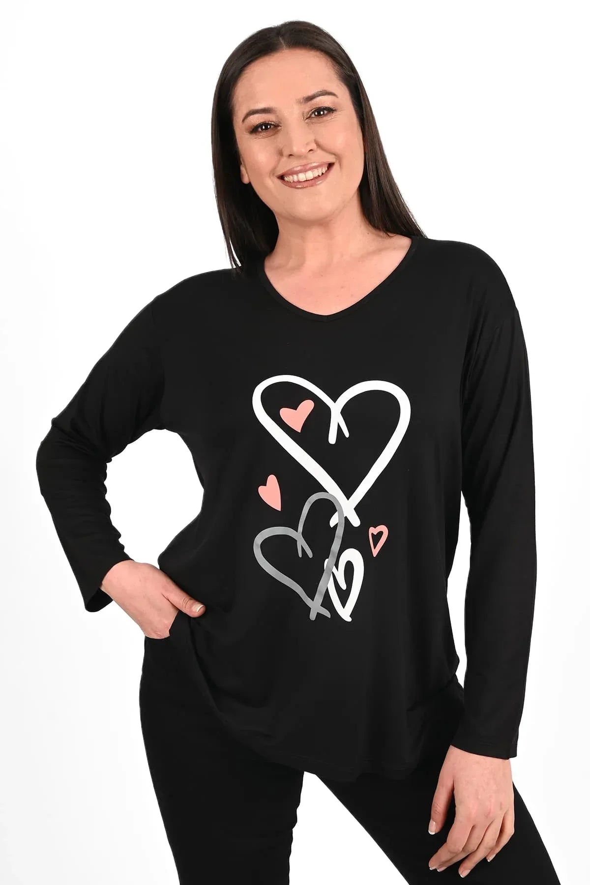 Bluza dama marimi inimioare 1433-23