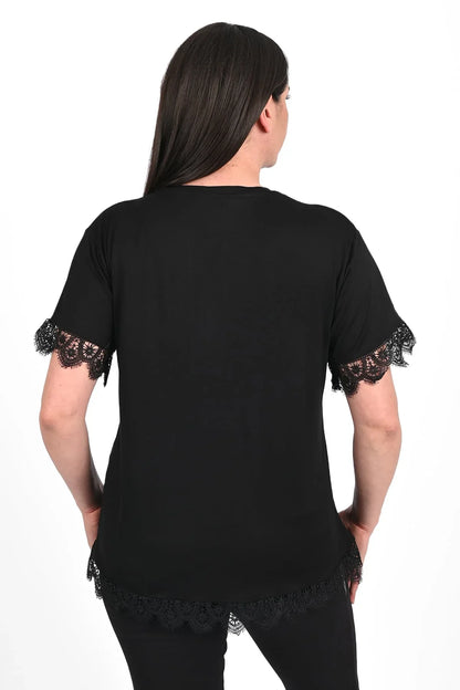 Tricou dama marimi mari cu dantela 1448-23