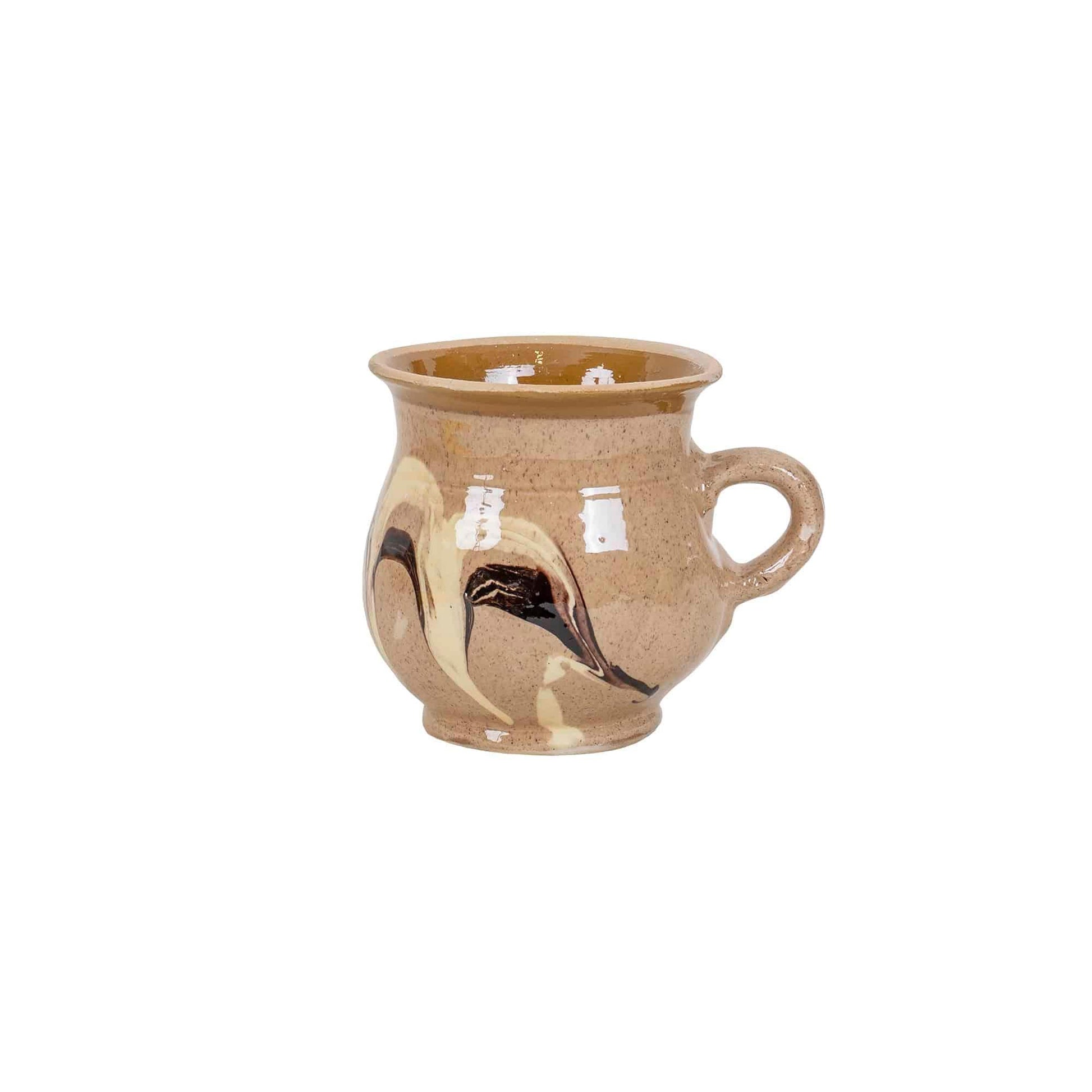 Cana din ceramica, smaltuita, capacitate 200ml / 1454 - 221.ro