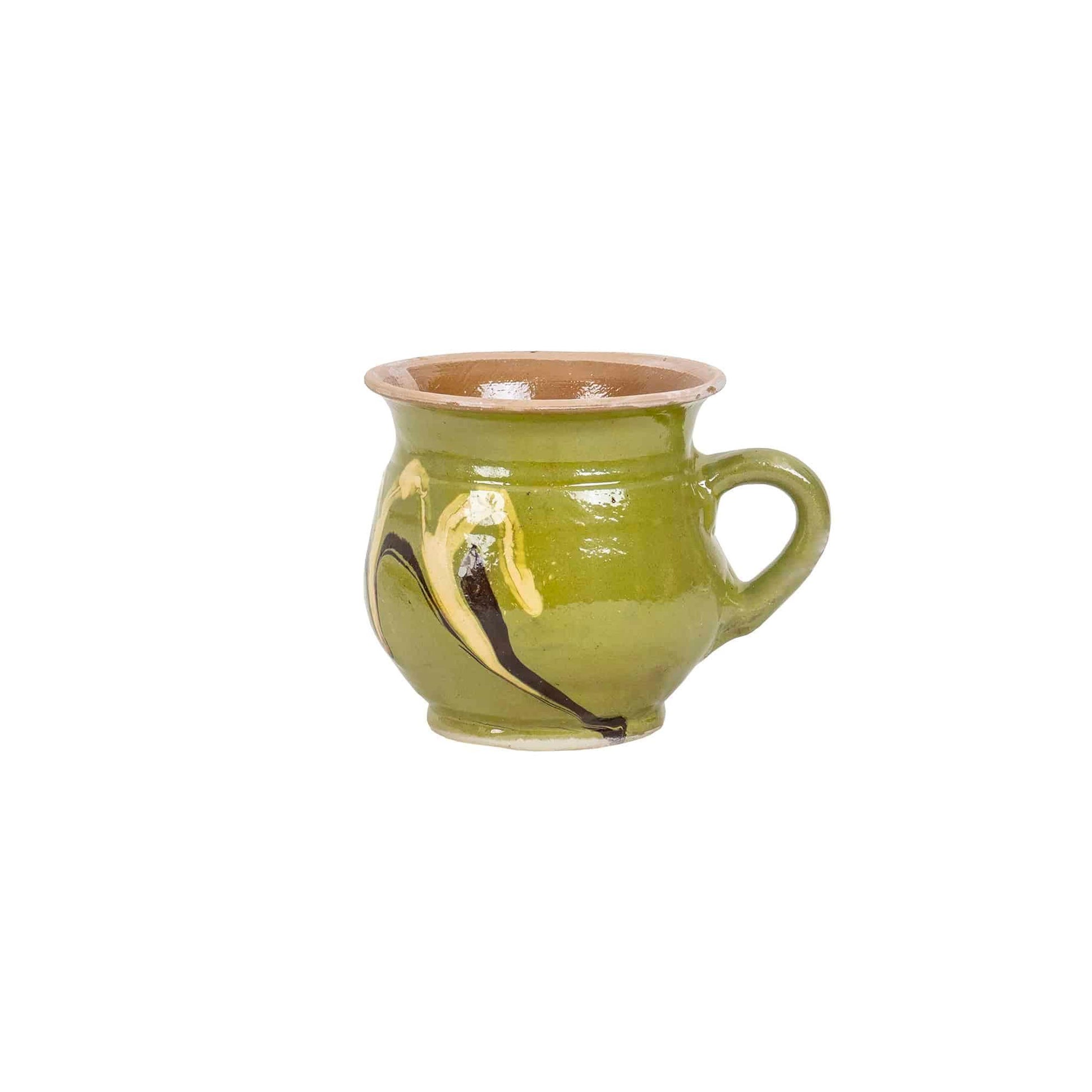 Cana din ceramica, smaltuita, capacitate 200ml / 1454 - 221.ro