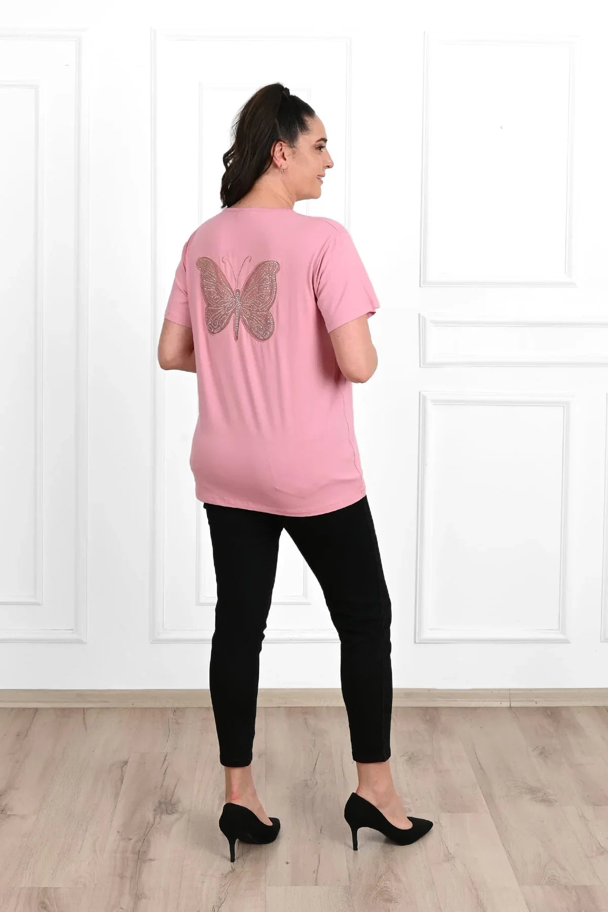 Tricou dama marimi mari Butterfly 1461-23