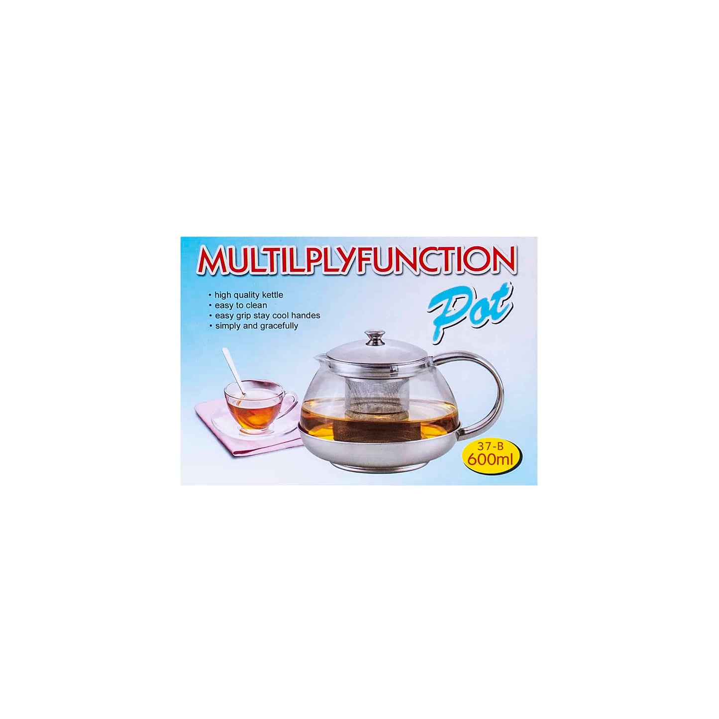 Ceainic cu strecuratoare, capacitate 600ml / 1531