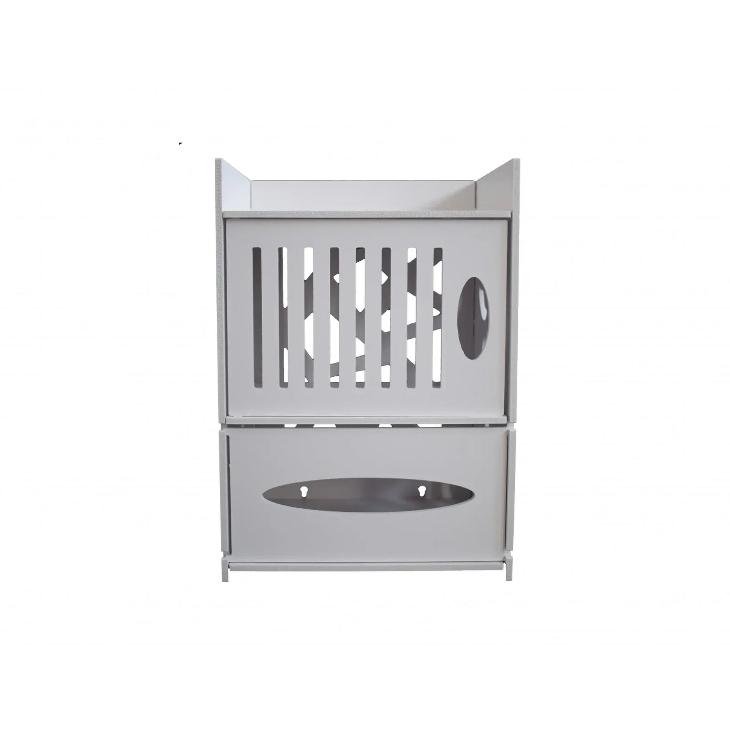 Dulapior cu raft si compartiment hartie, D162, 23,5*33,5*19,5 cm - 221.ro