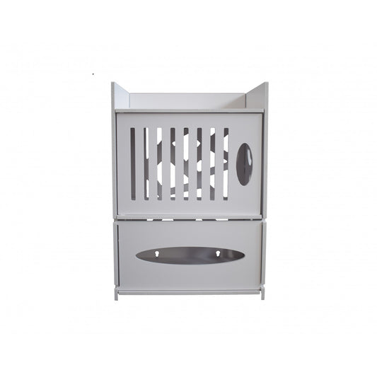 Dulapior cu raft si compartiment hartie, D162, 23,5*33,5*19,5 cm