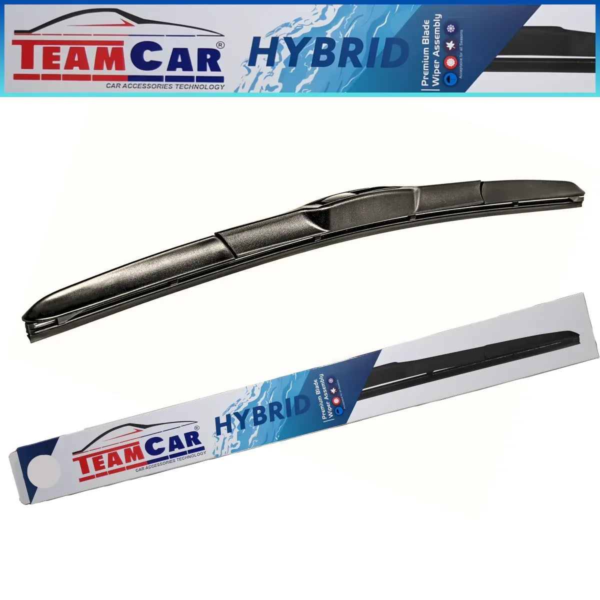 Ștergător parbriz auto TeamCar® 24 inch (610 mm) - Hybrid - Universal - 221.ro