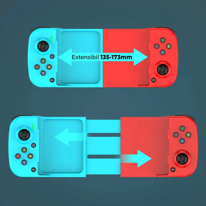 GamePad Controller Gaming pentru telefon Android, iOS, Nintendo Switch, Negru