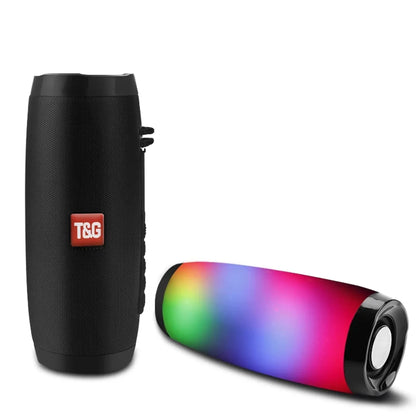 Boxa portabila cu lumini RGB, Bluetooth, Sunet surround 360, 1200mah, Waterproof