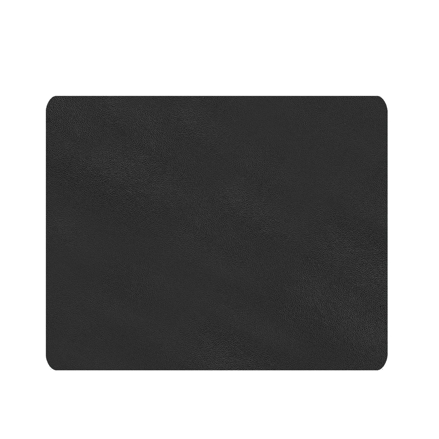 Mousepad office XXL Timebox cu doua fete din piele pu si piele intorasa, margini cusute impermeabil, pentru protectie birou, Negru/Gri antracit - 30 x 24 cm - 221.ro