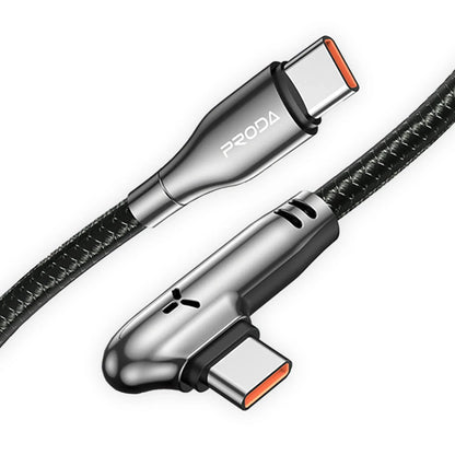 Cablu de Incarcare si Transfer de Date, Fast Charge 60W, USB-C la Type-C, Negru - 221.ro