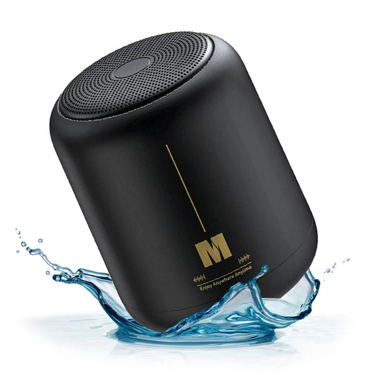 Boxa portabila cu lumini RGB, Bluetooth, Sunet surround 360, 1200mah, Negru