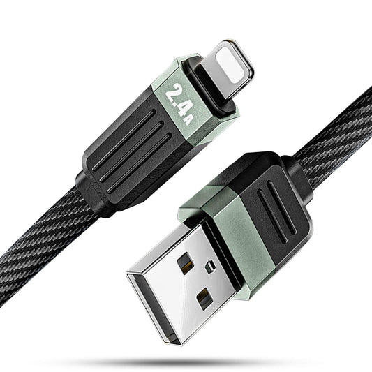 Cablu de Incarcare si Transfer de Date, Timebox, Fast Charge 27W, 480Mbps, 1m, USB la Lightning, Compatibil iPhone, Macbook, AirPods, Negru - 221.ro