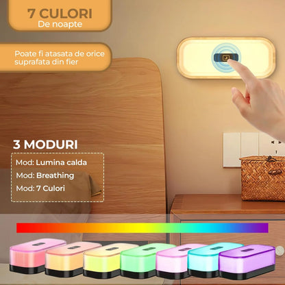 Incarcator Wireless 5 in 1, 20W, multifunctional, lampa de noapte detasabila