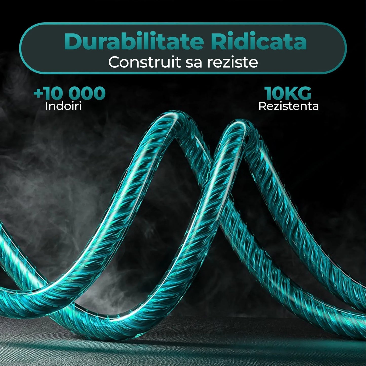 Cablu de Incarcare si Transfer de Date 100W, Timebox, Fast Charge, 480Mbps, 1m, USB-C la Type-C, Turcoaz - 221.ro