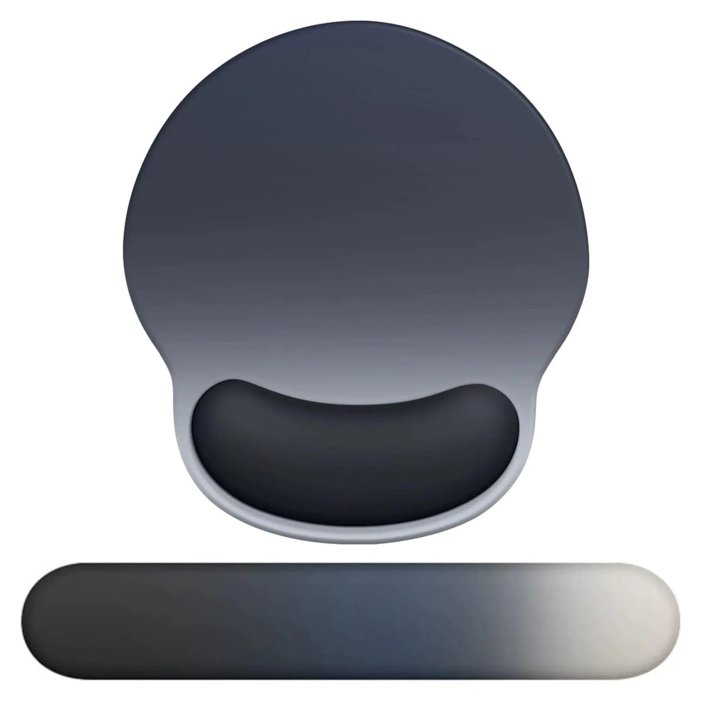 Mousepad ergonomic cu Spuma cu Memorie pentru sustinere incheietura mana cu Wrist Rest pentru mouse si tastatura, baza anti-derapanta, Negru - 221.ro