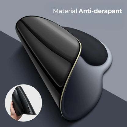 Mousepad ergonomic cu Spuma cu Memorie pentru sustinere incheietura mana cu Wrist Rest pentru mouse si tastatura, baza anti-derapanta, Negru - 221.ro