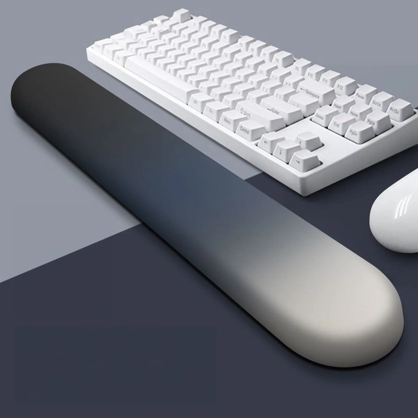 Mousepad ergonomic cu Spuma cu Memorie pentru sustinere incheietura mana cu Wrist Rest pentru mouse si tastatura, baza anti-derapanta, Negru - 221.ro