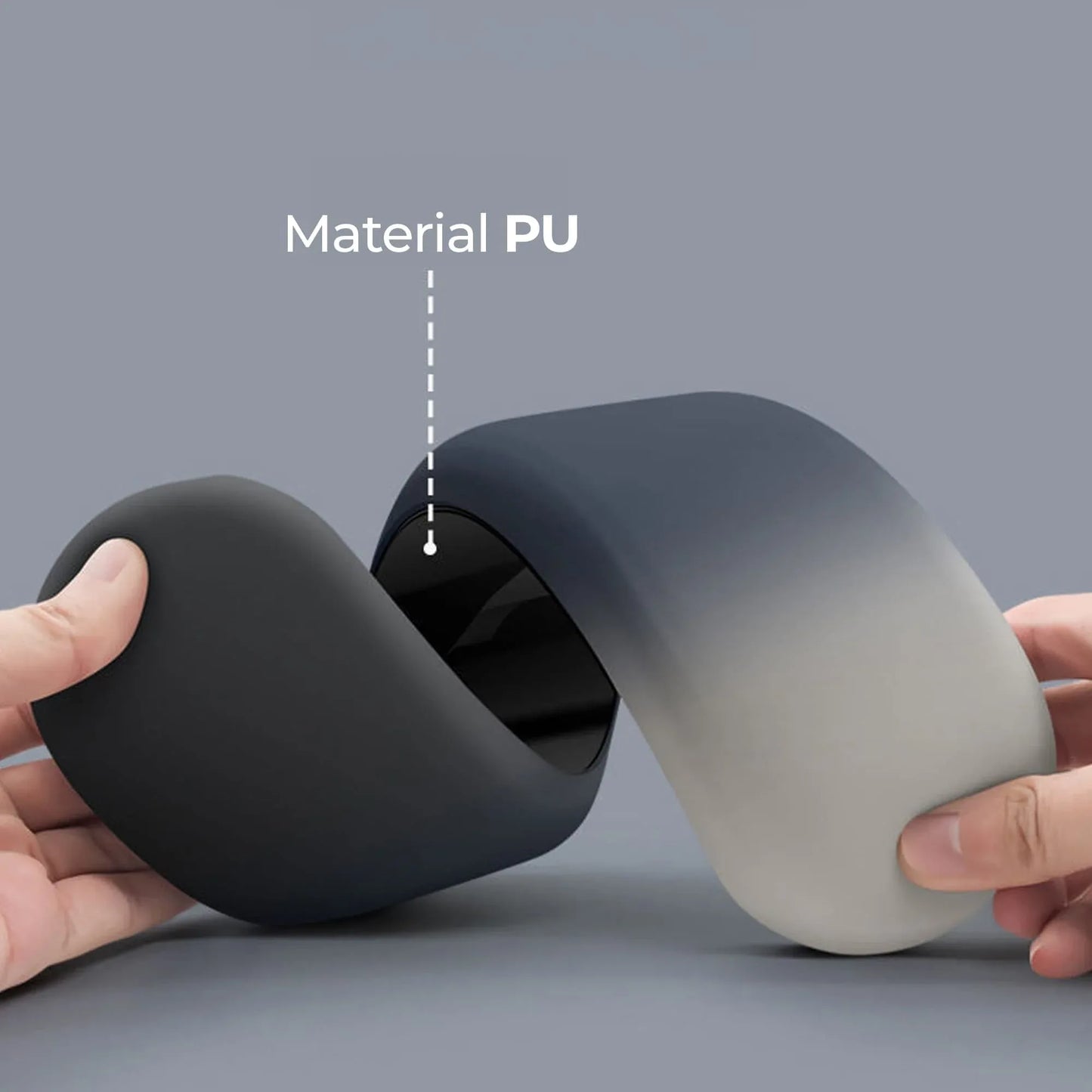 Mousepad ergonomic cu Spuma cu Memorie pentru sustinere incheietura mana cu Wrist Rest pentru mouse si tastatura, baza anti-derapanta, Negru - 221.ro