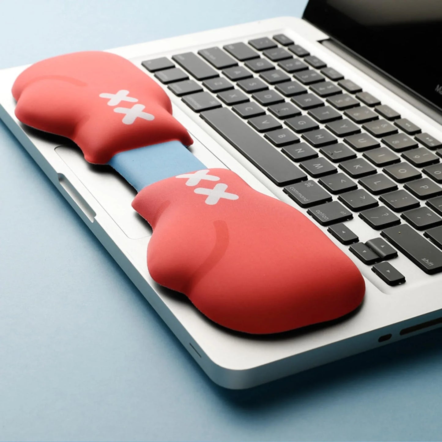 Mousepad ergonomic, spuma cu memorie pentru sustinere incheietura mana cu Wrist Rest pentru tastatura si mouse, Baza anti-derapanta, Stil manusi box - 221.ro