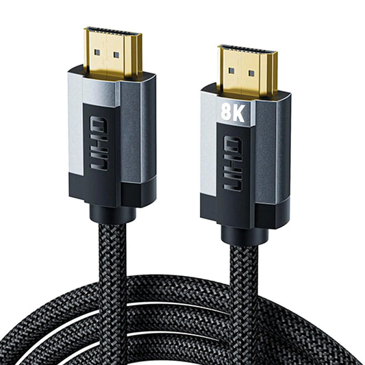 Cablu HDMI 2 Timebox, 8K 60Hz, 4K/2K 120Hz, 48Gbps, HDR, soundbar eARC