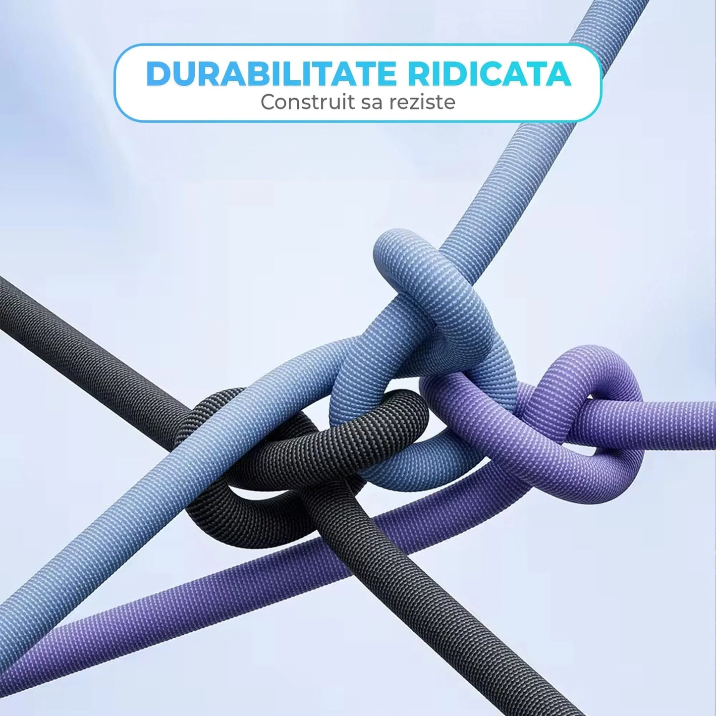 Cablu de Incarcare si Transfer de Date, Timebox, Super Fast-Charge 240W, 2m, Nylon, USB-C la Type-C, Negru - 221.ro