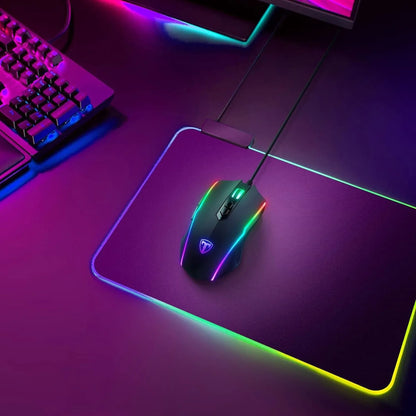 Mouse gaming Timebox, 5000 DPI, USB, Ergonomic, 1000Hz, RGB Led, Negru
