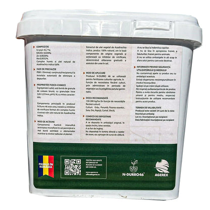 Ingrasamant cu Azot si Extracte Humice - N-Durro 46, 46% N, Efect 100 Zile, 2 kg