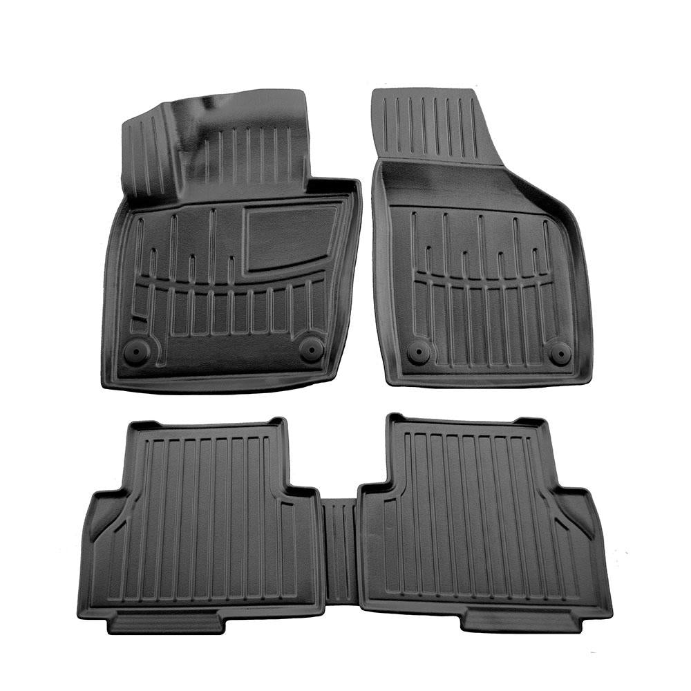 Set covorase auto cauciuc tip tavita pentru vw sharan ii (2010-)