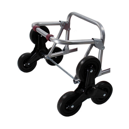 Carucior pentru cumparaturi cu 6 roti si cadru metalic / 4066