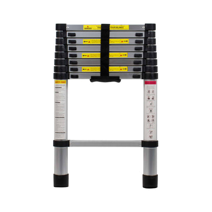 Scara telescopica de aluminiu, 1 tronson, 9 trepte, 2.6 m lungime / ZLN 3162