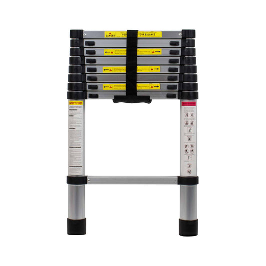 Scara telescopica de aluminiu, 1 tronson, 9 trepte, 2.6 m lungime / ZLN 3162