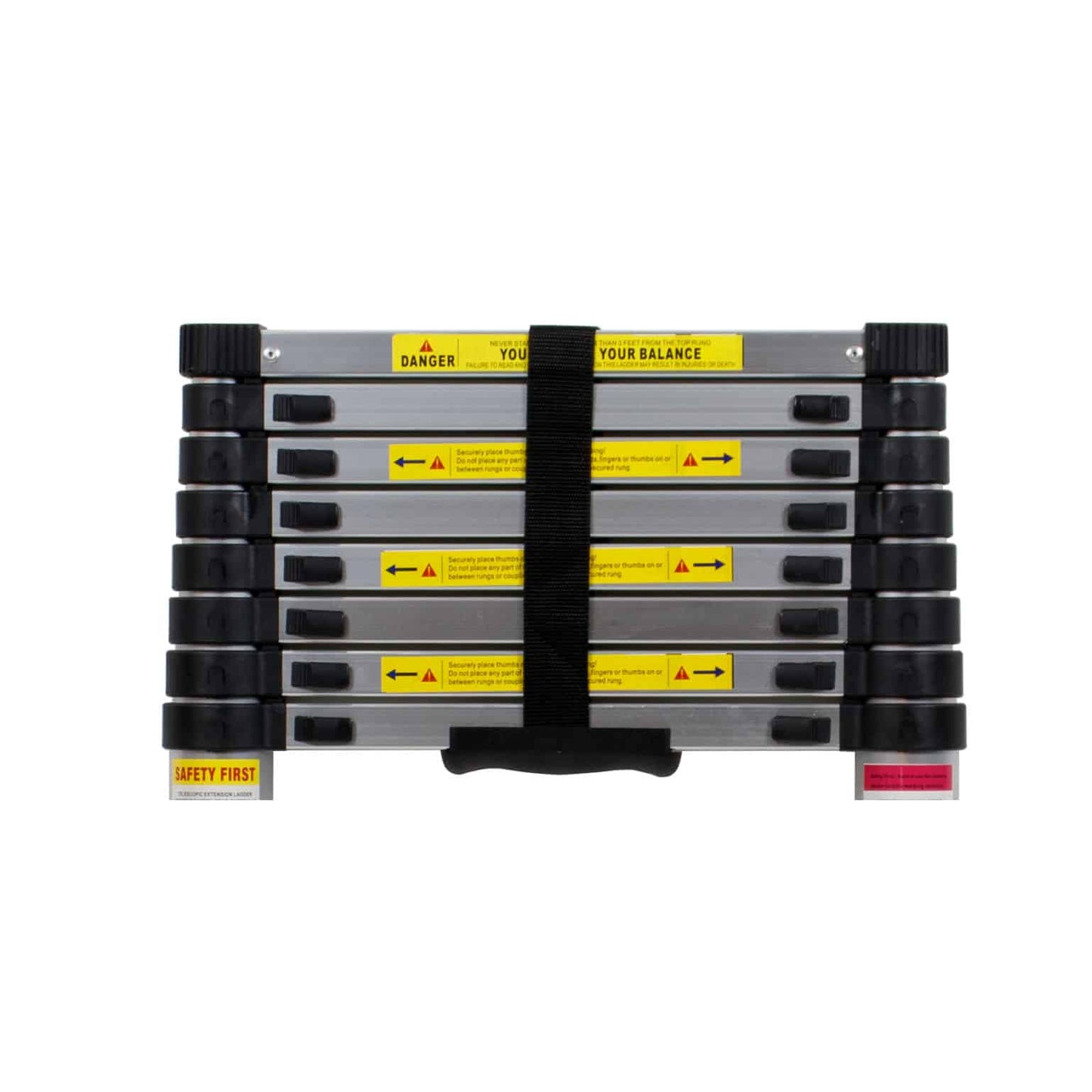 Scara telescopica de aluminiu, 1 tronson, 9 trepte, 2.6 m lungime / ZLN 3162