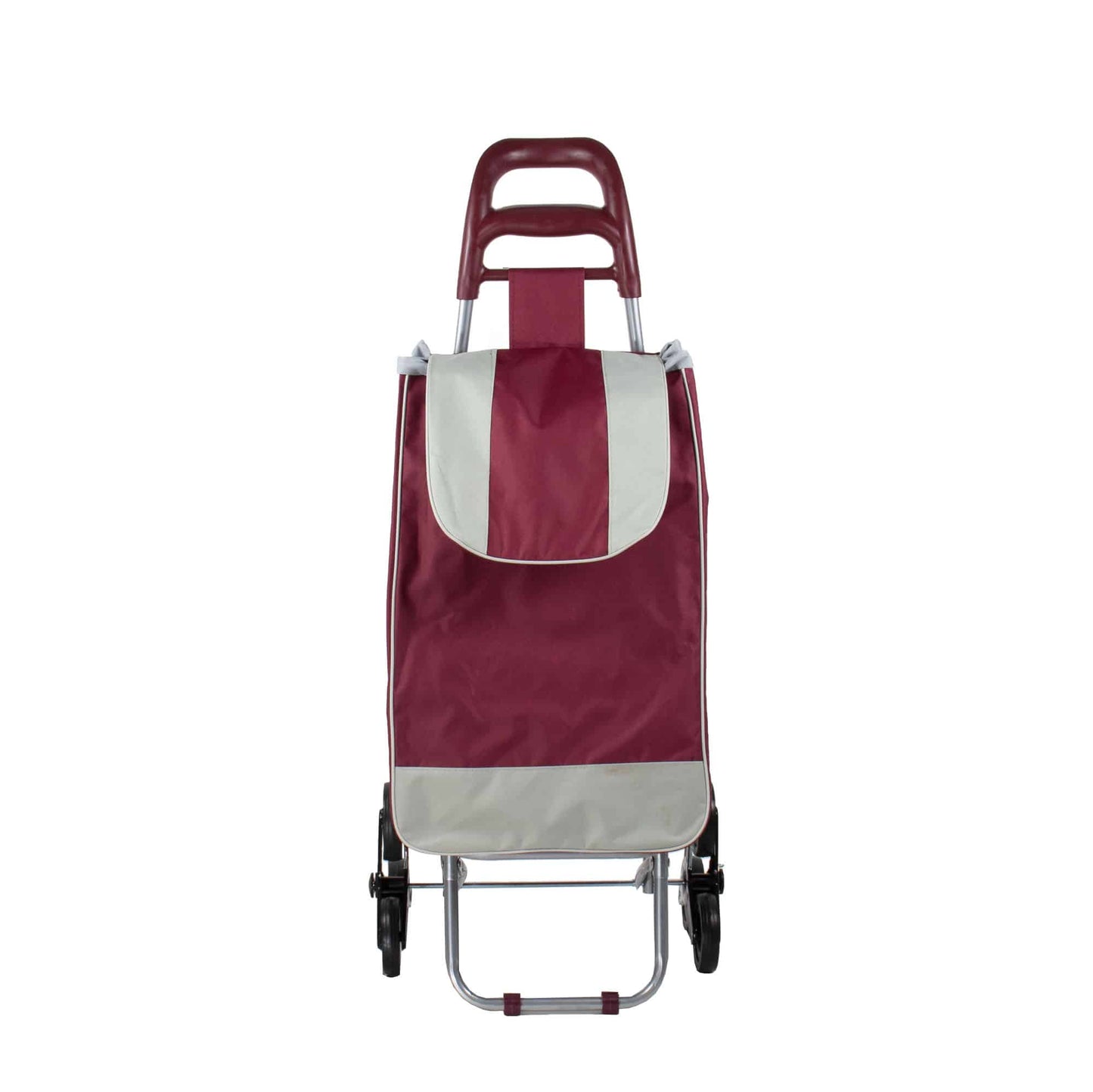 Carucior pentru cumparaturi cu 6 roti si cadru metalic / 4066