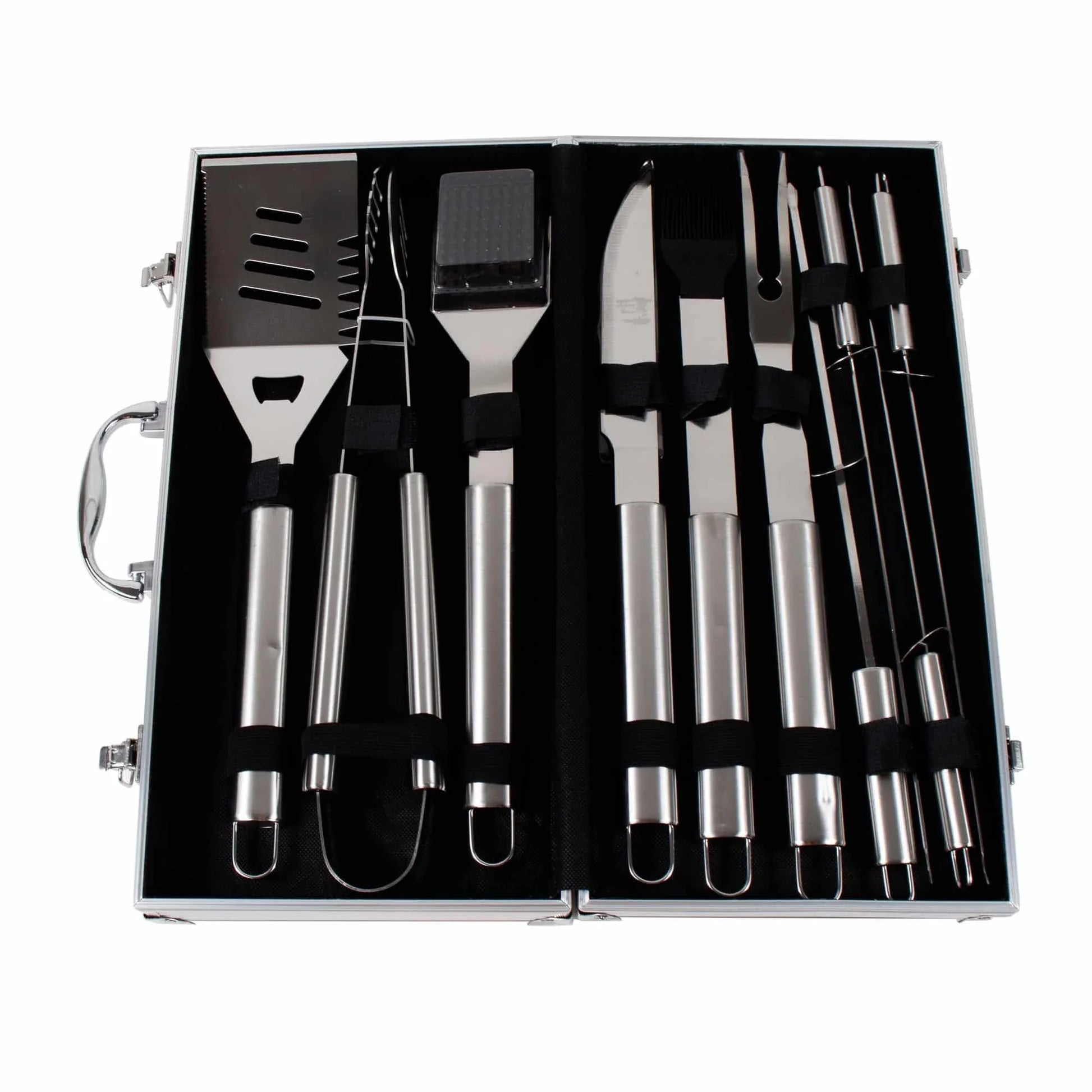 Set accesorii 10 piese gratar cu diplomat de aluminiu / 842 - 221.ro