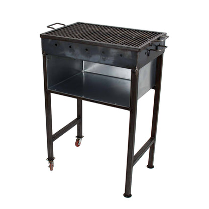 Gratar metalic pe carbuni 62x43x92 cm / 4878