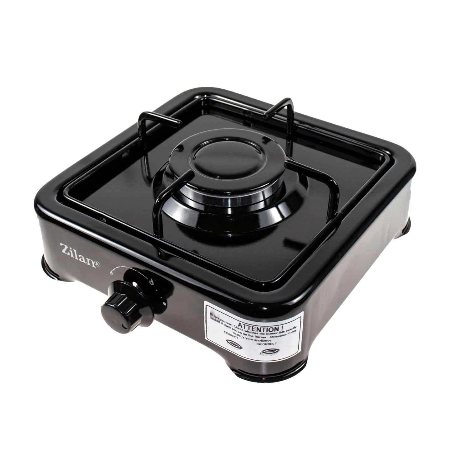 Aragaz 1 ochi, alimentare la butelie, culoare: negru / ZLN 0018_2