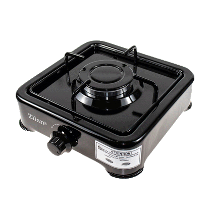 Aragaz 1 ochi, alimentare la butelie, culoare: negru / ZLN 0018_2