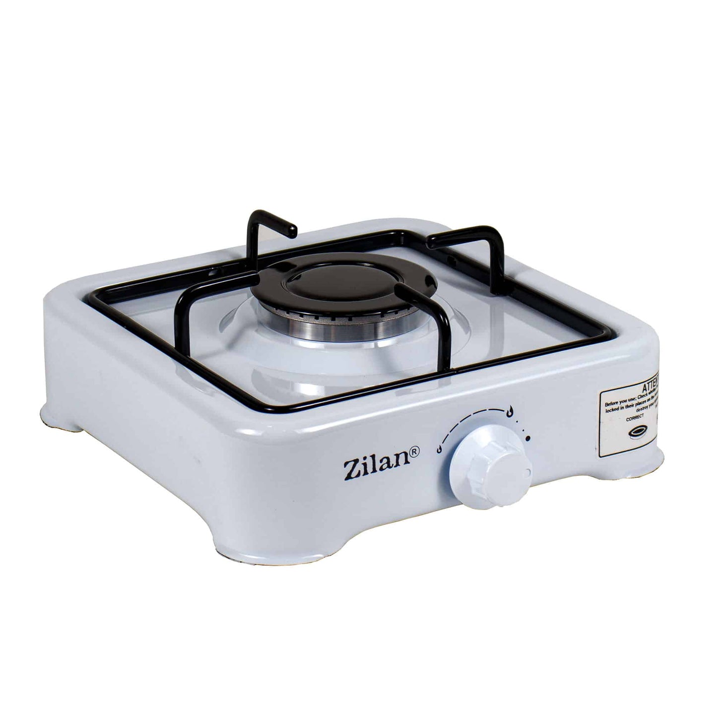 Aragaz 1 ochi, alimentare la butelie, culoare: alb / ZLN 0018_1