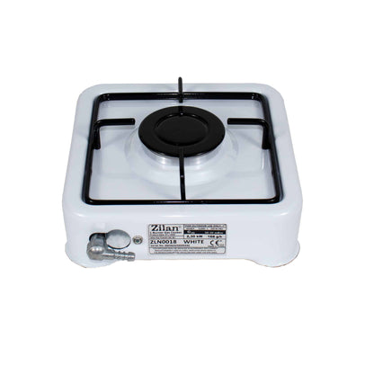 Aragaz 1 ochi, alimentare la butelie, culoare: alb / ZLN 0018_1