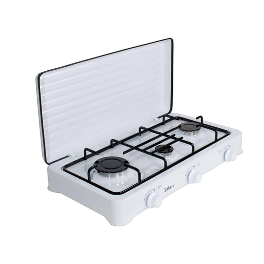 Aragaz 3 ochiuri, alimentare butelie, alb / ZLN 0032_1