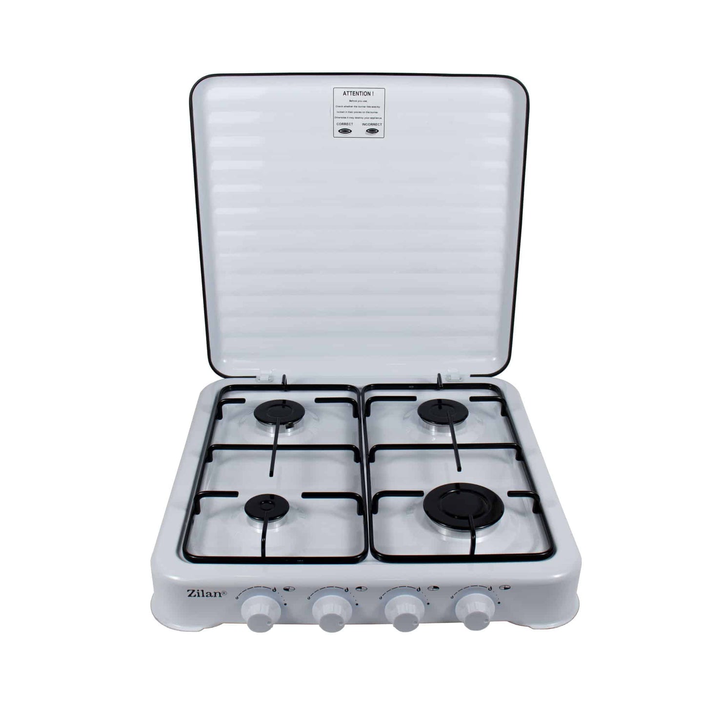 Aragaz 4 ochiuri, alimentare butelie, alb / ZLN 7079_2