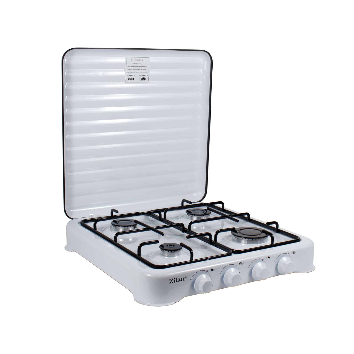 Aragaz 4 ochiuri, alimentare butelie, alb / ZLN 7079_2